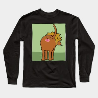 Butts Butts Butts - Lion Long Sleeve T-Shirt